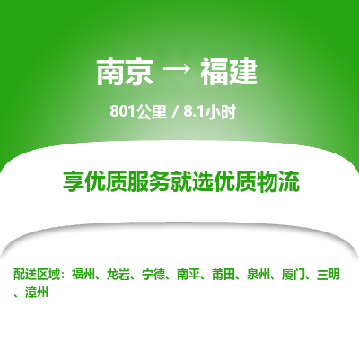南京到龍巖物流公司_南京到龍巖直達貨運專線